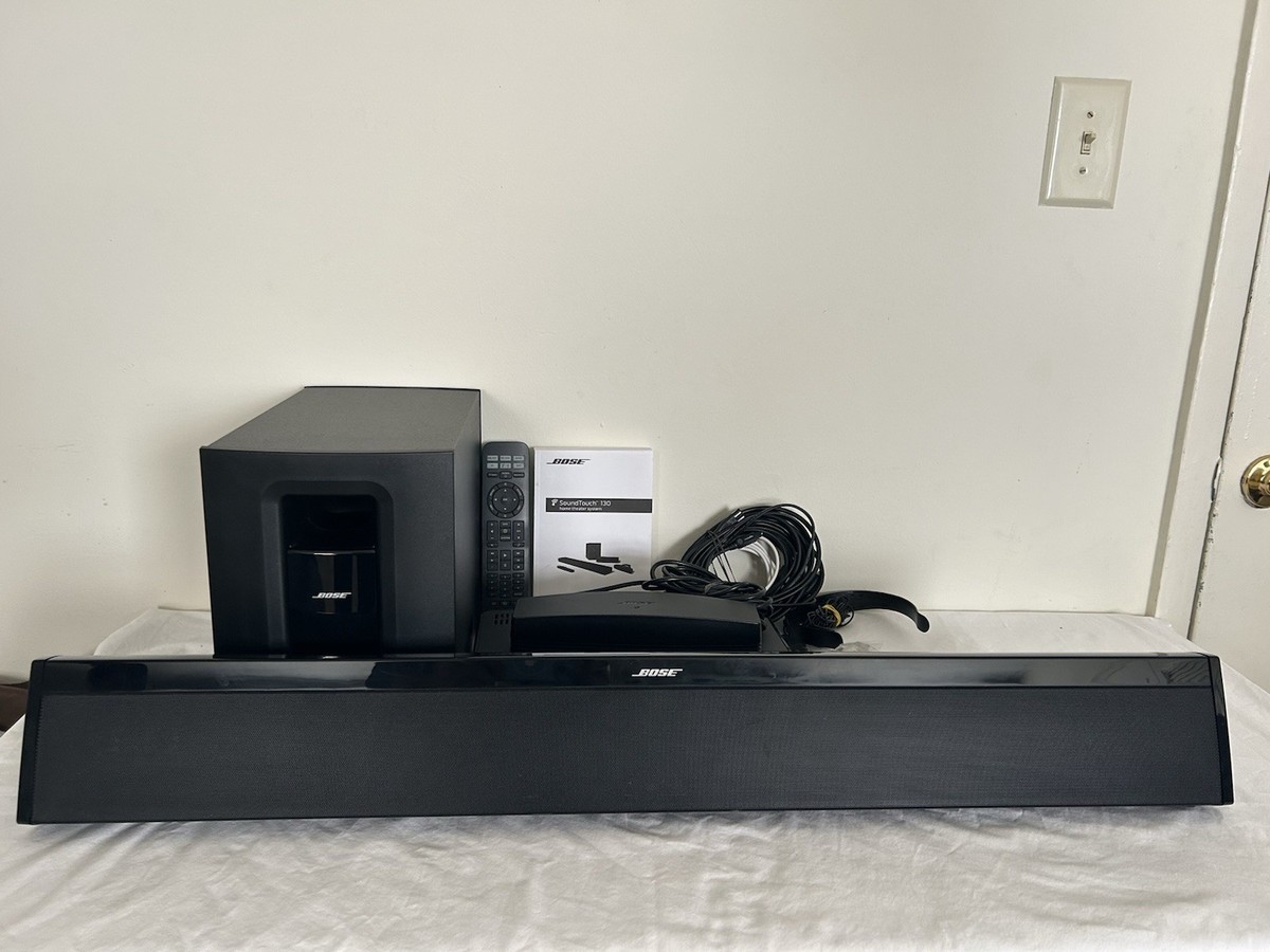 Bose SoundTouch 130 Home Theater System – Wireless, Compact, Black