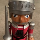 Don Quixote Wooden Nutcracker Figurine Red Silver Black Yellow — photo 3