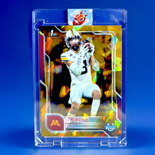 KOI PERICH - 2025 BOWMAN UNIVERSITY CHROME 1ST - GOLD SAPPHIRE /50 - MINNESOTA