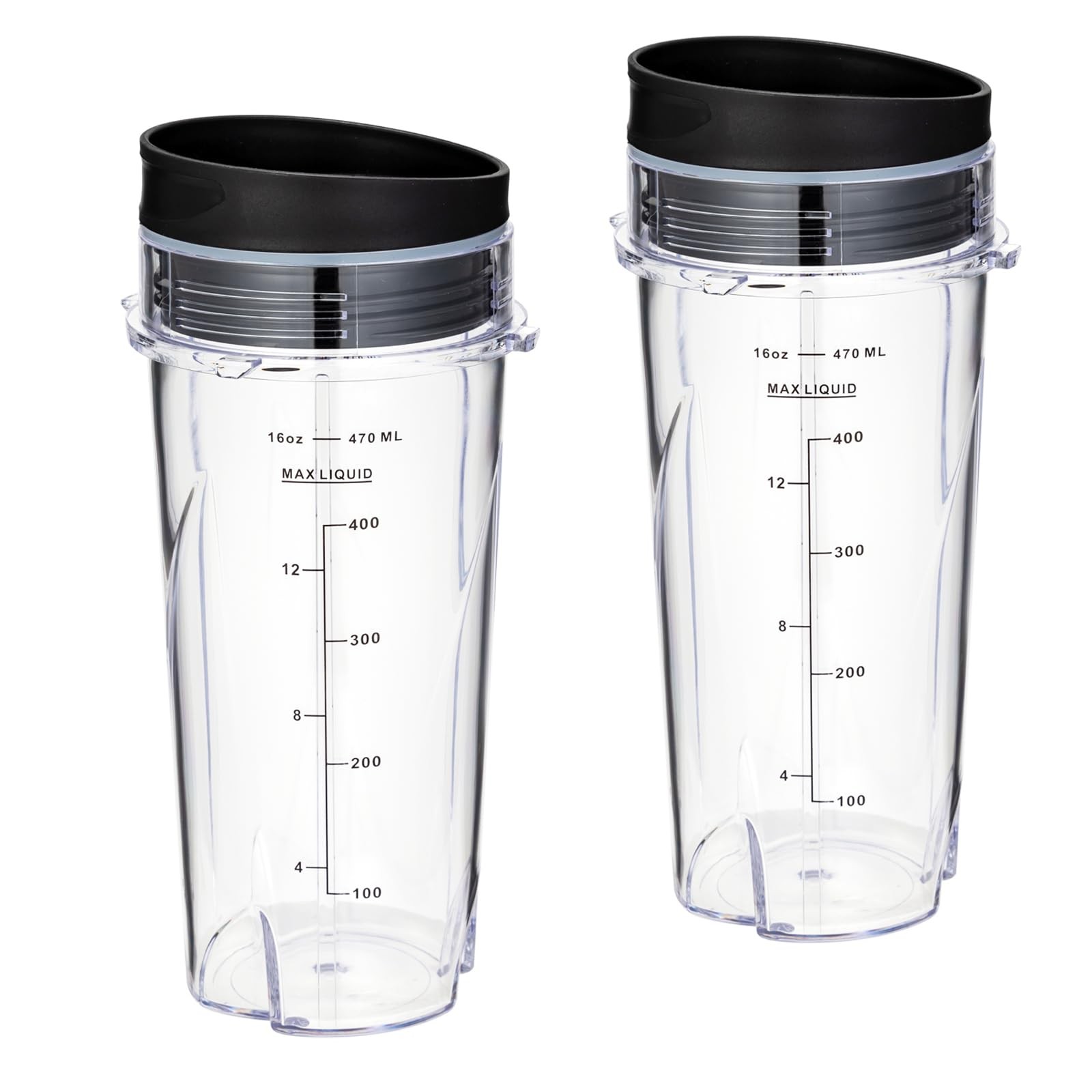 QB3001SS/ QB3000SS Blender Cups for Ninja Replacement 16oz, 