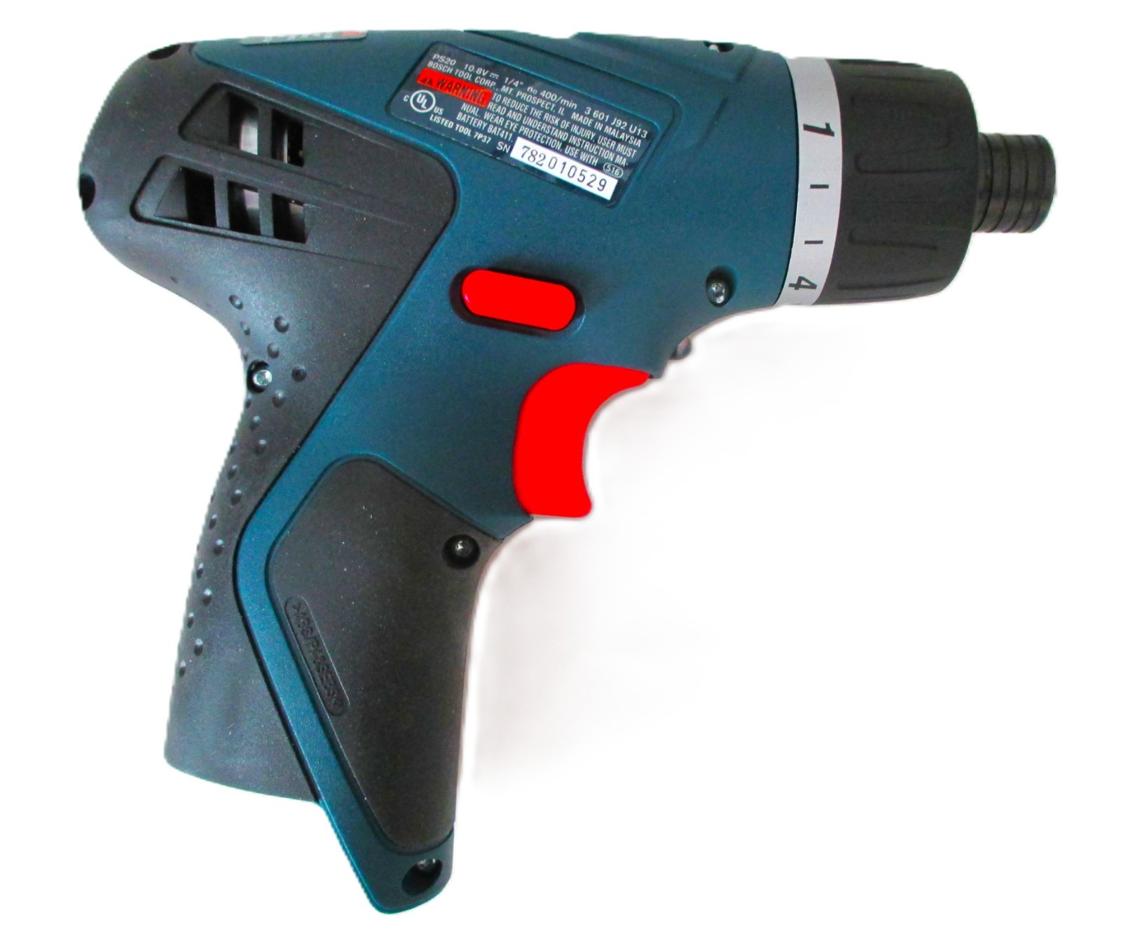 BOSCH PS20 PS20N 10.8V 12V Volt Lithium 1/4" Hex Compact Drill Driver NEW IN BOX - Thumbnail 6