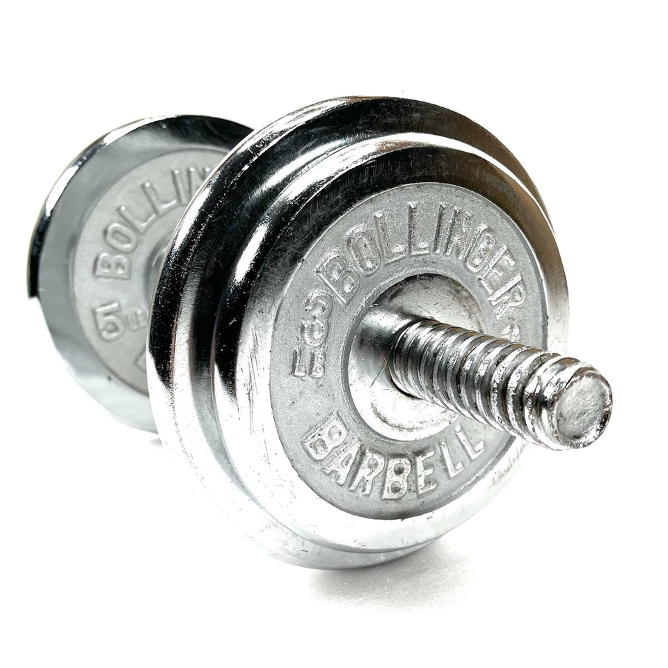 Bollinger Barbell Threaded Weight Plates Chrome 16 Lbs 2-5lbs 2-3lbs Spin-On - Image 2 of 4