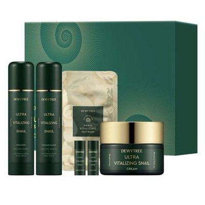 DEWYTREE Ultra Vitalizing Snail Skin Care Set Toner & Emulsion 150ml Cream 80ml