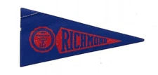 Vintage University Richmond Paper Pennant