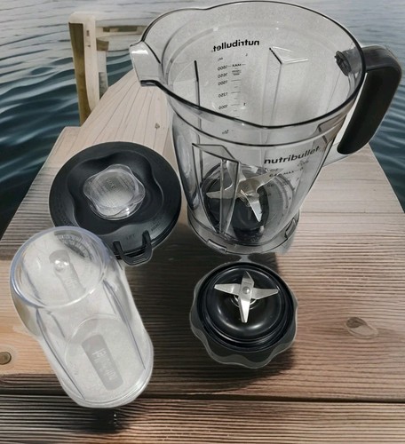 Jarra de repuesto para licuadora NutriBullet 64 oz 8 tazas y taza de 24 oz ambas con tapas - Imagen 6 de 9