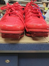Nike Air VaporMax Plus Triple Red Low Top Lace Up Men's Sneakers CW6973-600