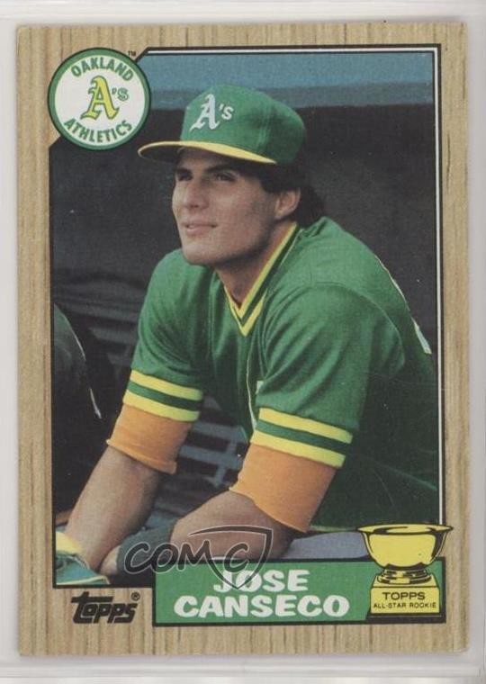 1987 Topps Jose Canseco #620 4y8