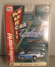 "NEW" AW REL 3 MUSCLE CAR DEALERSHIPS BLUE '71 CHEVROLET VEGA T JET HO CAR