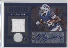 2012 Totally Certified Team Panini Signature Materials 5/50 CJ Spiller Auto 1s8