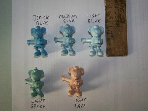 Marx Figures Disney T.V. Playhouse Morty, Monte Mouse (CHOOSE ONE FIGURE)