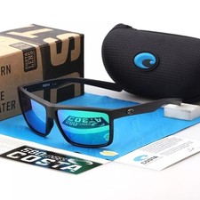 NEW IN BOX, Costa Rinconcito 580p Polarized Sunglasses Black/Green 