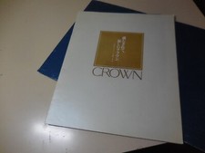 TOYOTA CROWN Japanese Brochure 1987/09 137/135/131/130