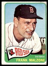 1965 Topps Frank Malzone Boston Red Sox #315 +