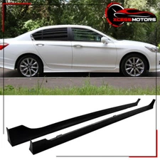Fits 13-17 Honda Accord Sedan MD Style 2PC Side Skirts Extension Rocker Panel PP