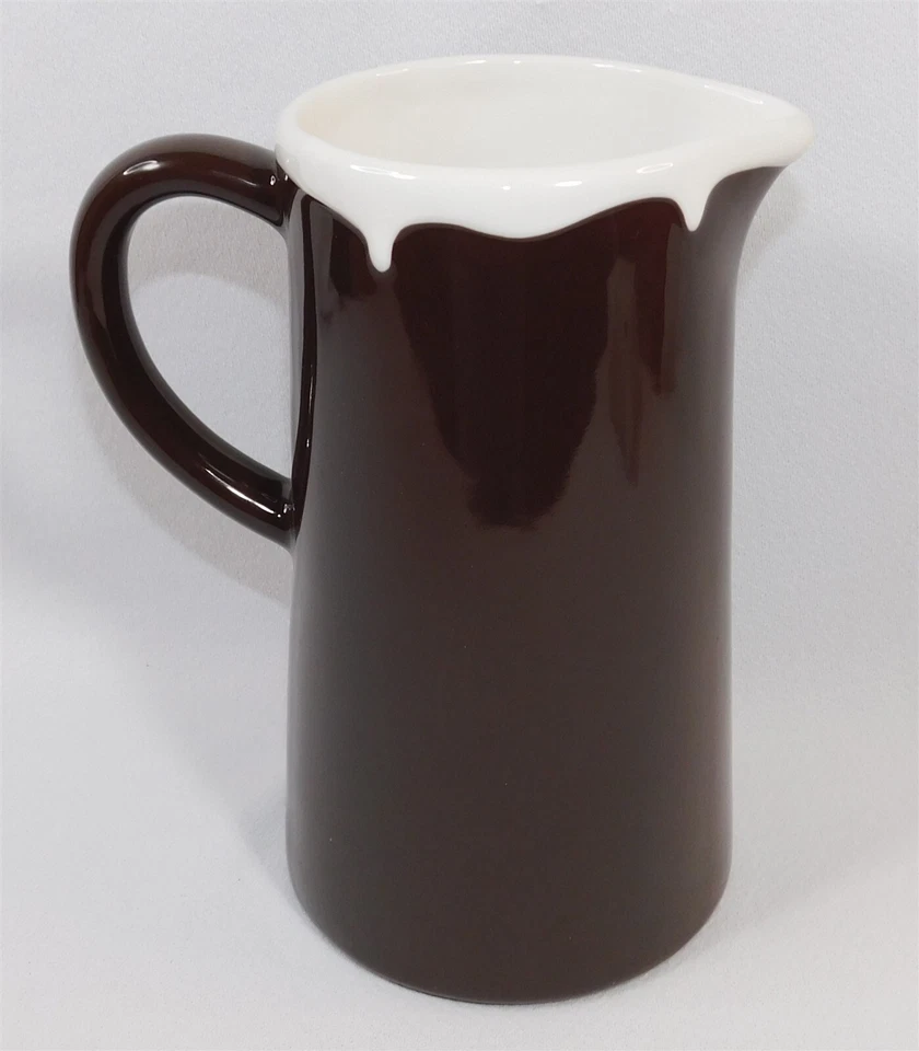 Olla de chocolate Pottery Barn jarra tamaño completo 9,25" nueva sin etiquetas Foto 2 de 4