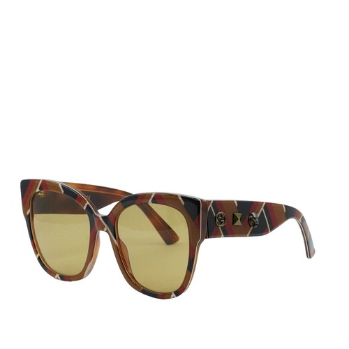 Gucci GG1681S 001 Black Cat Eye Sunglasses Unisex New Authentic | eBay