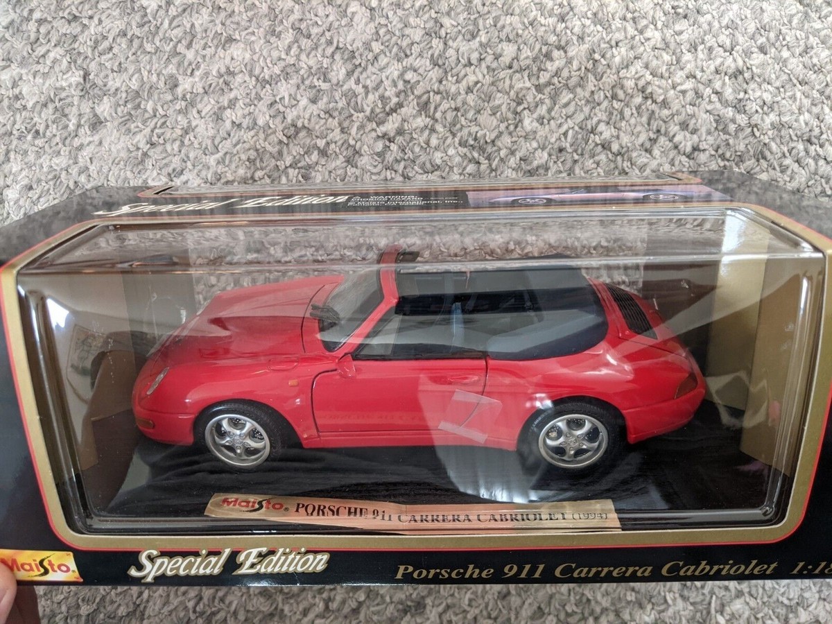 Maisto Porsche 911 Carrera Cabriolet 1:18 Special Edition
