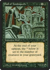 Wall of Tombstones [Legends] Magic MTG