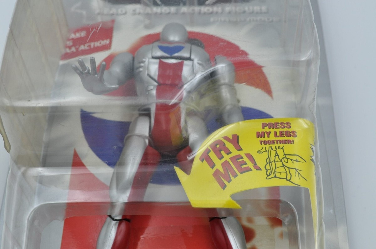 BOSE - ペプシマン PEPSIMAN HEAD CHANGE ACTION FIGURE New Silver Model 5.9 inch