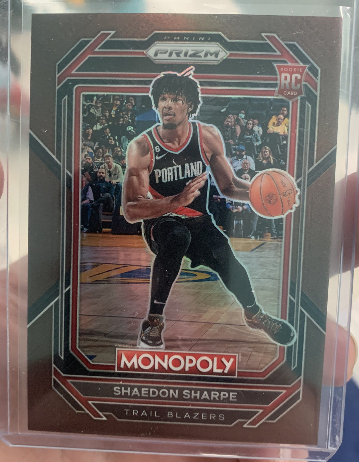 2022 Panini Prizm Monopoly Shaedon Sharpe Bronze Prizm #/249 Blazers SP #74