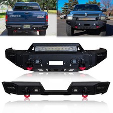 For 1994-2001 Dodge Ram 15002500 Front Or Rear Bumper Black With Led Lights For 1994-2001 Dodge Ram 15002500 Front Or Rear Bumper Black With Led Lights