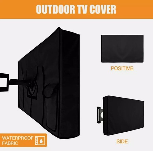 9 Sizes TV Cover Outdoor Patio Dustproof Waterproof 600D Television Protector - Picture 15 of 16