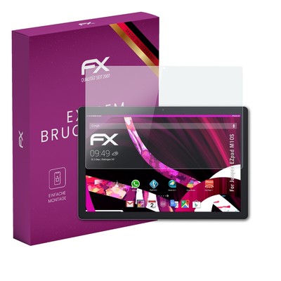 atFoliX Glasfolie für Jumper EZpad M10S Displayfolie 9H Schutzpanzer