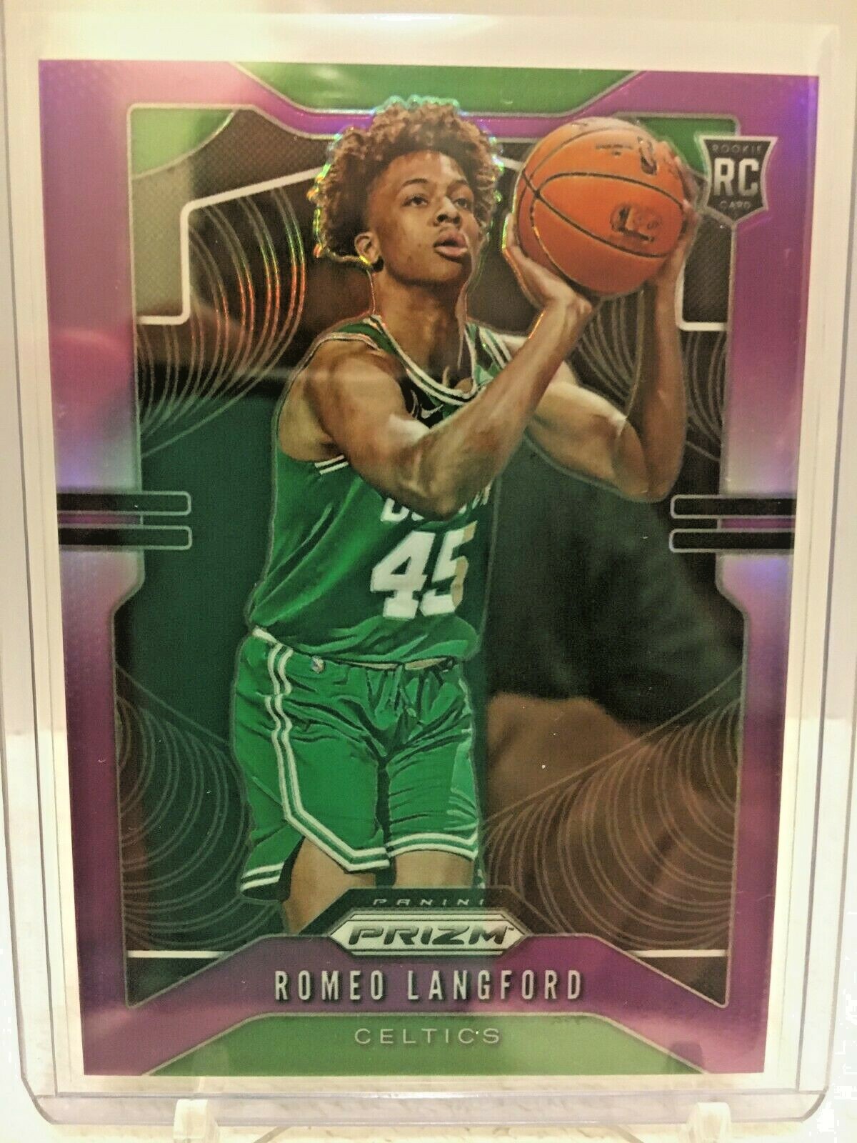 2019-20 Panini Prizm Purple Romeo Langford RC Rookie #260 13/75 SP FOTL