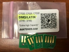 4 x EXHC Toner Chip (3745 - 3748) for Xerox VersaLink C7020, C7025, C7030 Refill