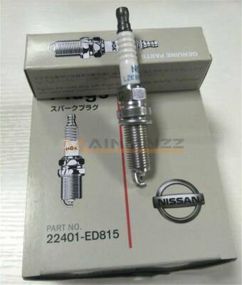 4 Pcs Iridium Spark Plug For Nissan LZKAR6AP-11 22401-ED815