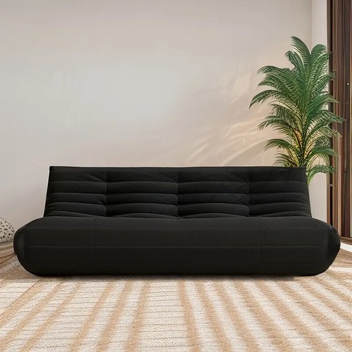 Three-Seat Sofa Caterpillar Lazy Sofa Chesterfield Beanbag Chair Fireside Chair - Picture 10 of 25