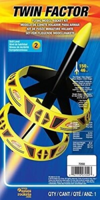 Estes Flying Model Rocket Kit Twin Factor  EST 7250  Out of Production