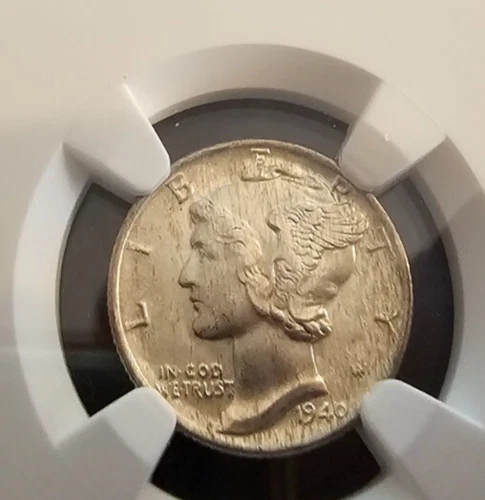 1940 p mercury dime ngc ms66 Eye Appeal.  Very Light Toning  Make an Offer!