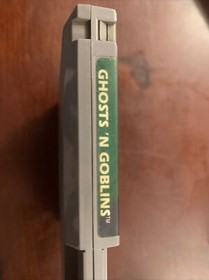 Ghosts 'n Goblins NES Label Discoloration See Pics.