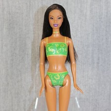 BARBIE MATTEL Palm Beach Christie Fashion Doll 1990s Printed Bikini Outfit