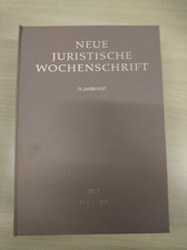 Neue Juristische Wochenschrift NJW, 1961 - 20...