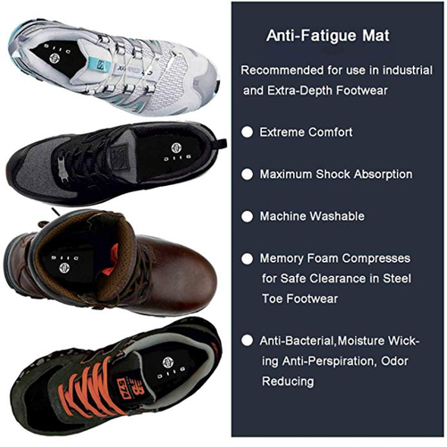 Shoe Inserts for Men, Memory Foam Insoles Relieve Flat Feet & Heel Pain - Picture 7 of 7