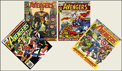 Dollshouse 1:12 scale 4 Miniature OPENING /'AVENGERS/' Comics