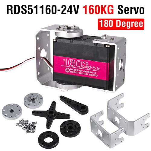 RC DS51160-24V 160KG Standard Servo 180° /270° hohes Drehmoment für 1/5 RC Car - Bild 27 von 28