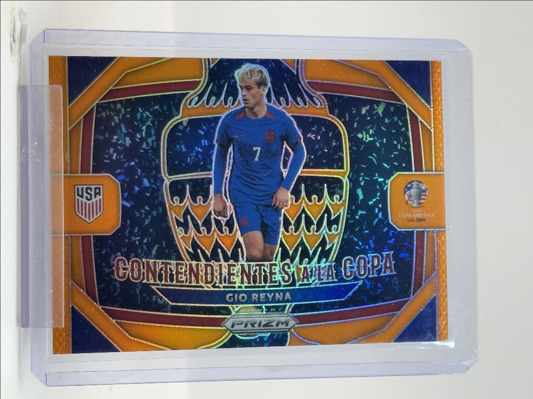 GIO REYNA 2024 PANINI PRIZM COPA AMERICA CONTENDIENTES ORANGE /25 Q0902
