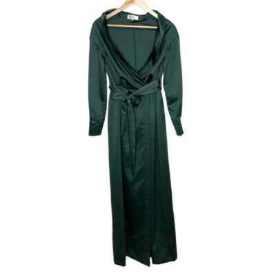 House Of CB Antoinette Maxi Dress In Emerald Green Small | eBay