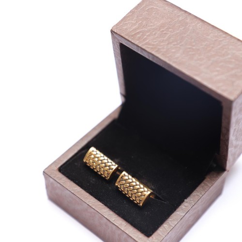 92.5 Sterling Silver Personalized Gold Plated Antique Silver Jewelry Cufflinks - Picture 5 of 5