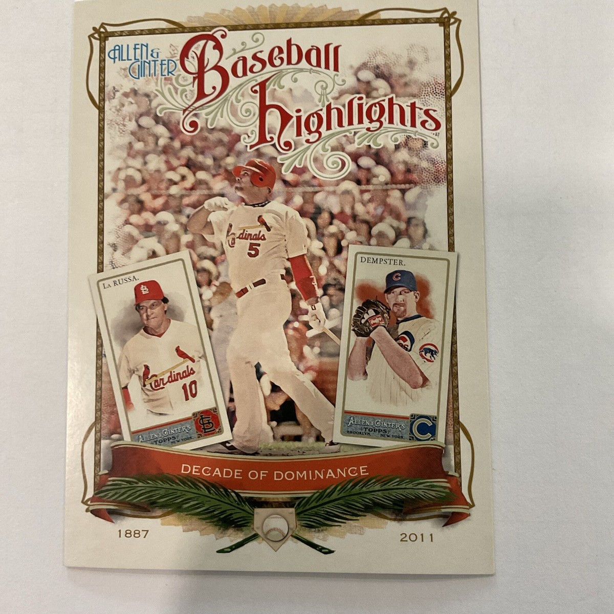 ROOKIES セット 2011 Topps Allen & Ginter Cabinet Card Decade of Dominance