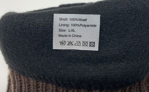 Guantes de invierno 3M Thinsulate Brucervier térmicos cálidos de doble capa L-XL NUEVOS - Imagen 7 de 9