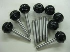 SATURN KNOB AND A NEW SS SHAFT - NEW Delta Unisaw fence parts -