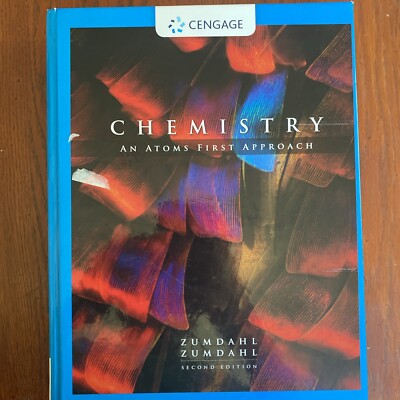 Chemistry : An Atoms First Approach by Susan A. Zumdahl and Steven S. Zumdahl...