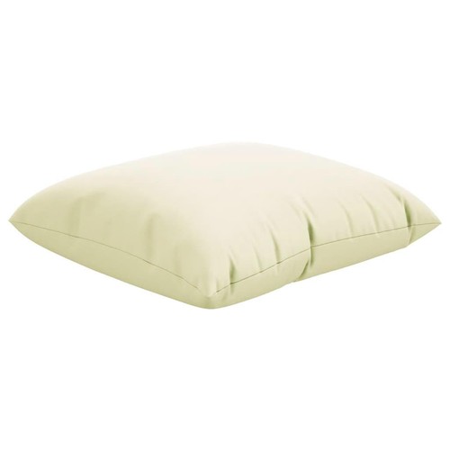Cream Sofa Cushions 4 Pack 15.7x15.7 Decorative Pillows Soft Fabric - Picture 5 of 8