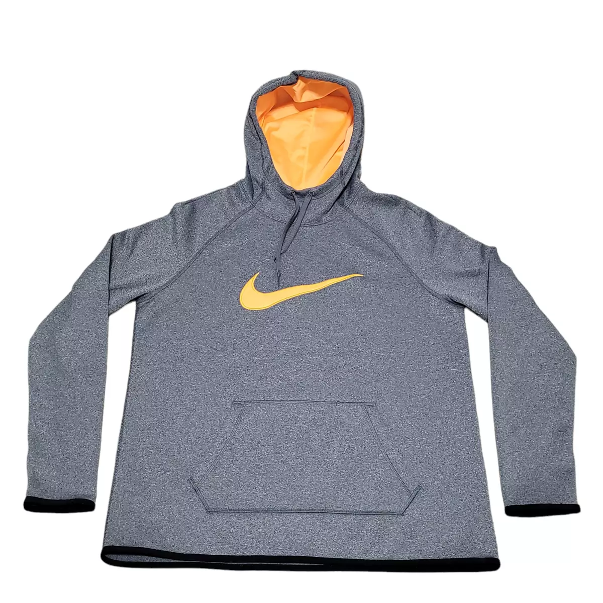 Nike Dri-Fit Long Sleeve Pullover Hoodie Multicolor Heather Swoosh Logo  Women L