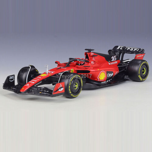 1:24 2023 Ferrari SF-23 #16 Charles Leclerc Diecast Metal Model Car Collection - Picture 15 of 17