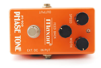 Maxon PT-909 PHASE TONE Guitar Effect Pedal MIJ Vintage From